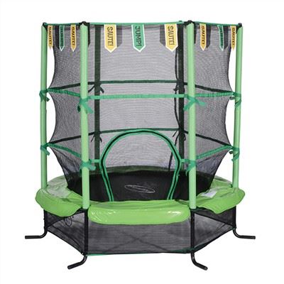 55Inch Kids Trampoline With Flags