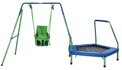 Junior Swing + Trampoline For Outdoor & Indoor Use
